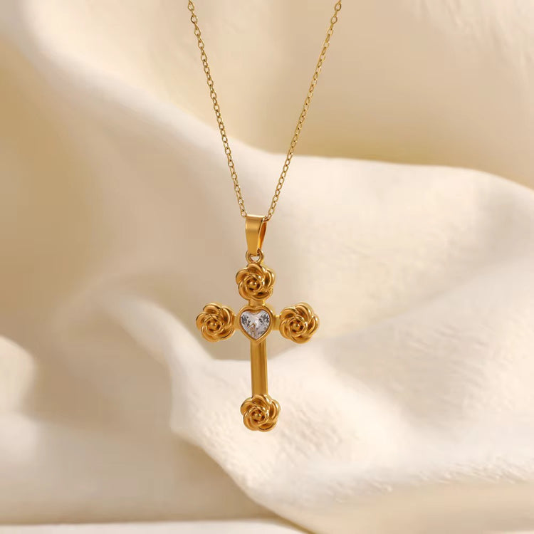 Divine Cross Necklace