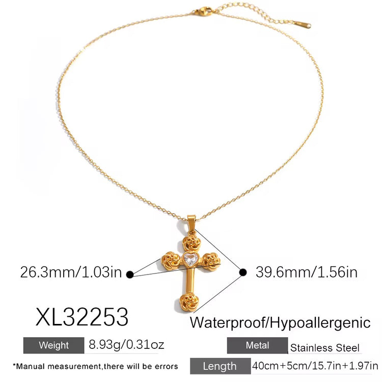 Divine Cross Necklace