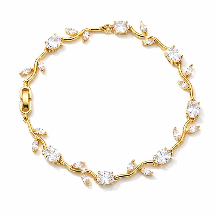 AMMY-VIRAL-COCONUT-TULIP-BRACELET ( Gold)