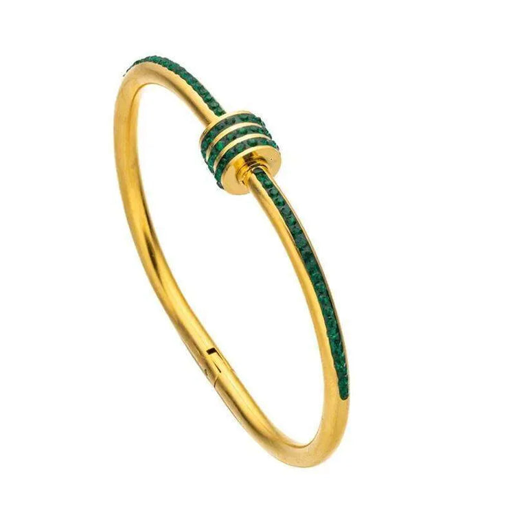 EMERALD OPENABLE BRACELET