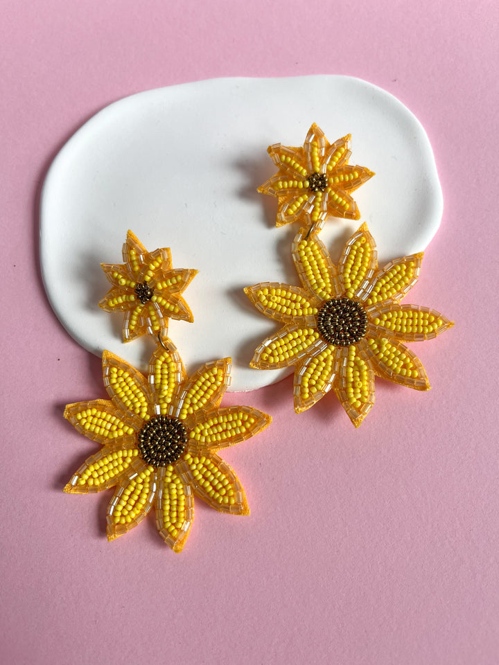 Sun-Flower-Earrings