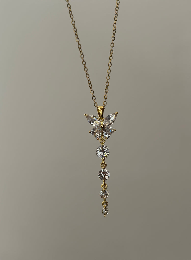 Diamond-Butterfly-Long-Chain-Necklace
