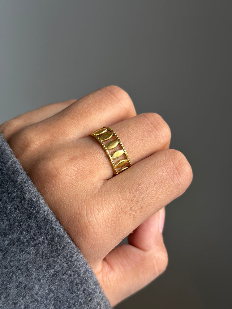 MALDIVES MIST ADJUSTABLE RING
