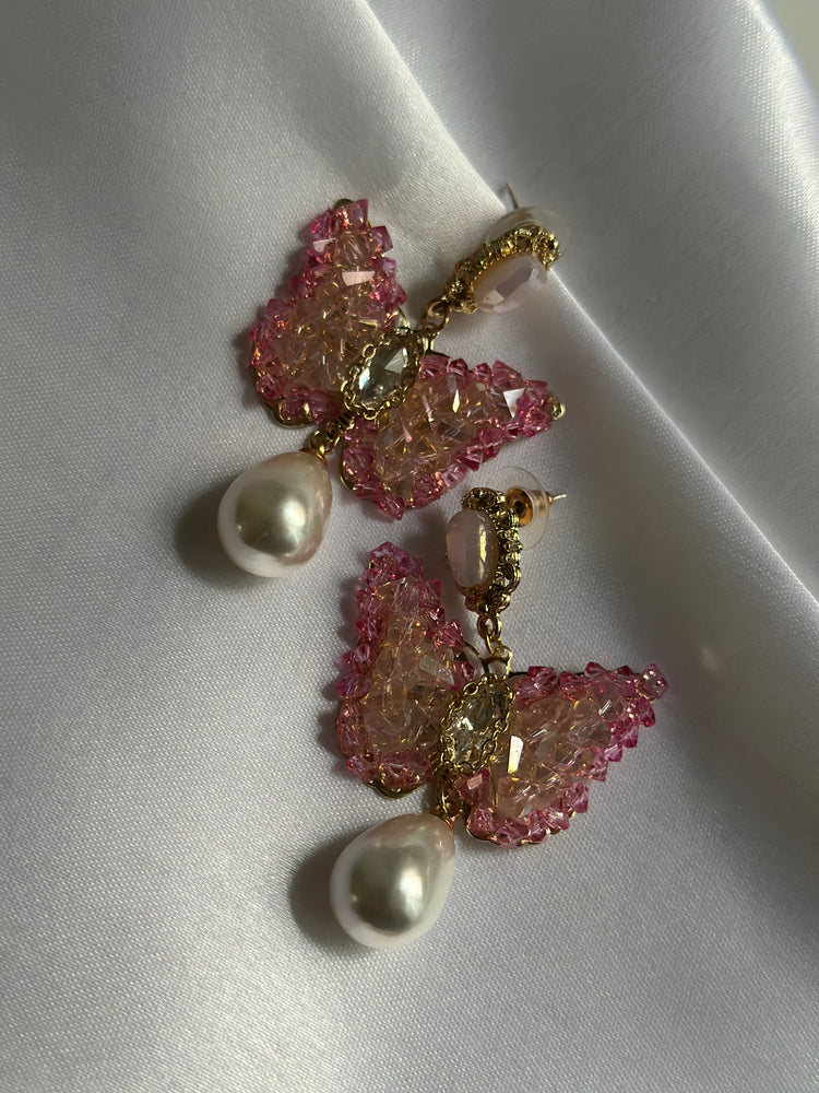 Butterfly- Cluster-earrings