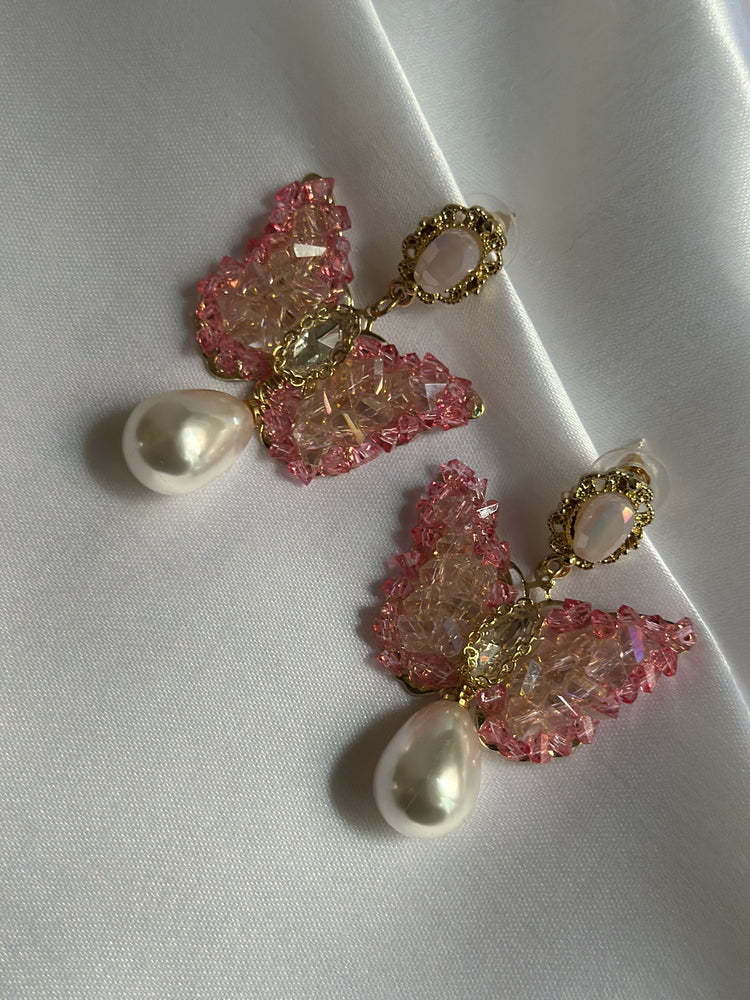 Butterfly- Cluster-earrings