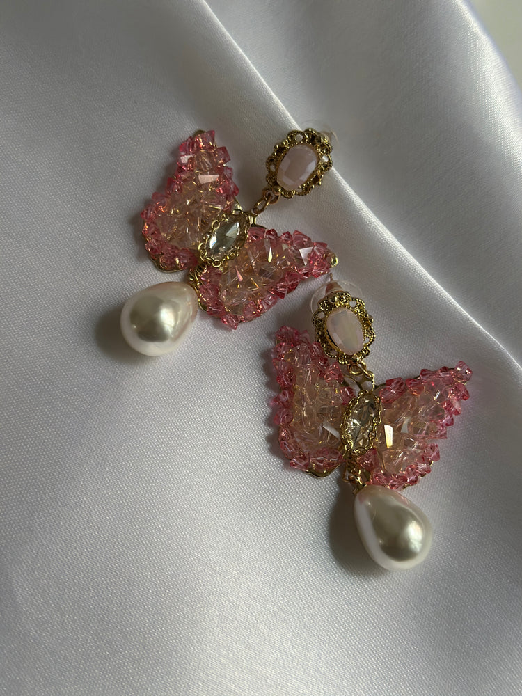 Butterfly- Cluster-earrings