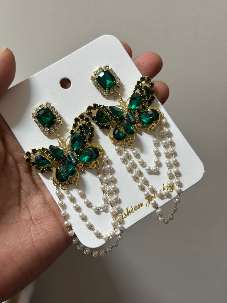 AUSTIN-BUTTERFLY- PEARL-EARRINGS