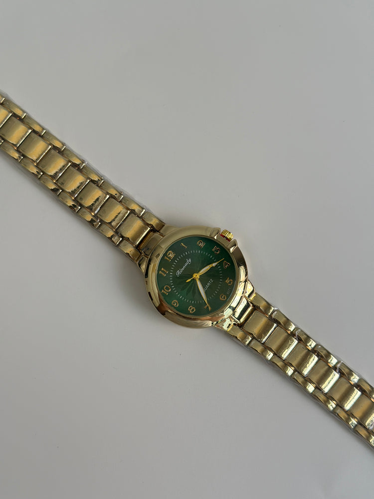 EMERALD VINTAGE WATCH