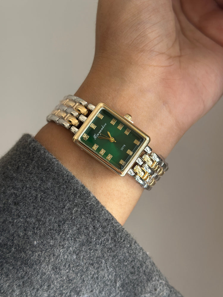 EMERALD VINTAGE WATCH