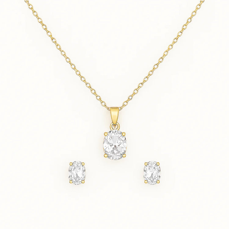 CIARA-SOLITAIRE- NECKLACE-SET
