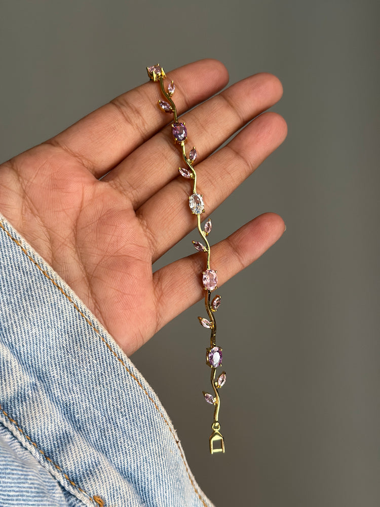 ARICA-VIRAL-TULIP-BRACELET( Purple and pink)