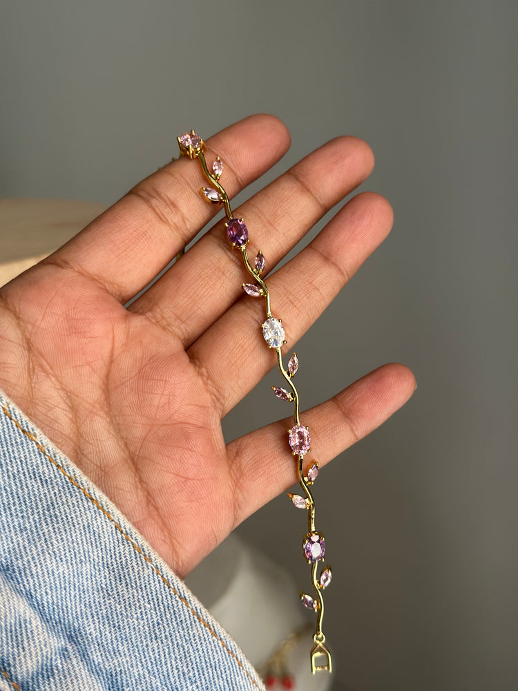 ARICA-VIRAL-TULIP-BRACELET( Purple and pink)