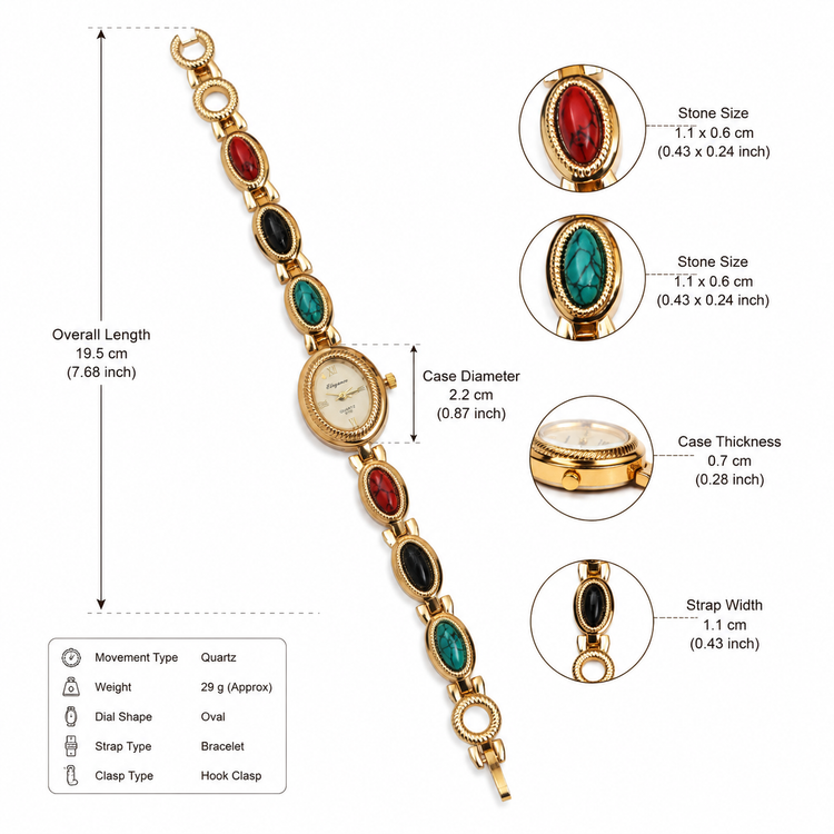 GEMSTONE VINTAGE WATCH