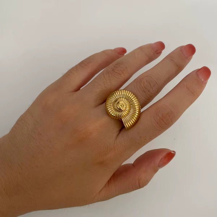 SNAIL-SHELL-ADJUSTABLE-RING