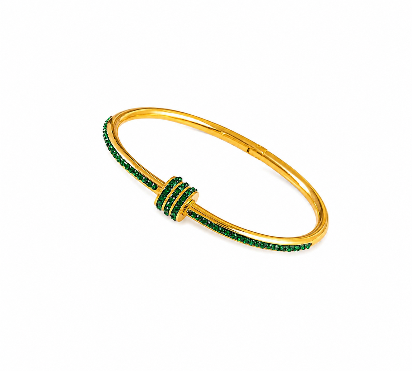 EMERALD OPENABLE BRACELET