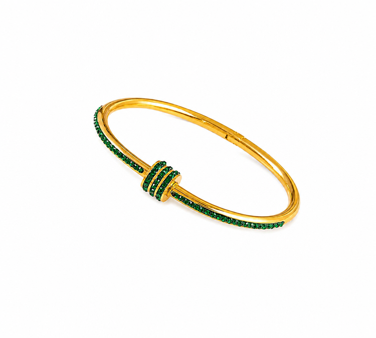 EMERALD OPENABLE BRACELET