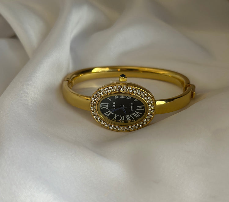 VINTARO CLASSIC WATCH ( BLACK)