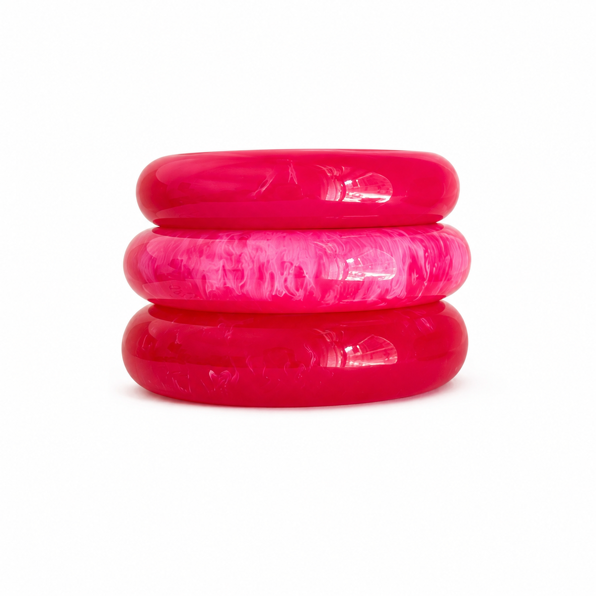 Raspberry Pop Bangles