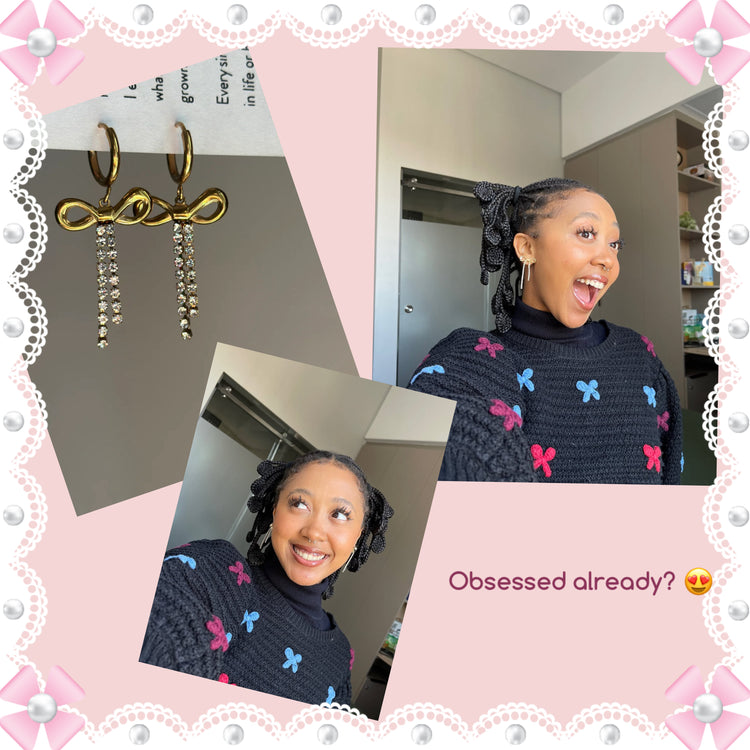 Bow- Crystal-Earrings