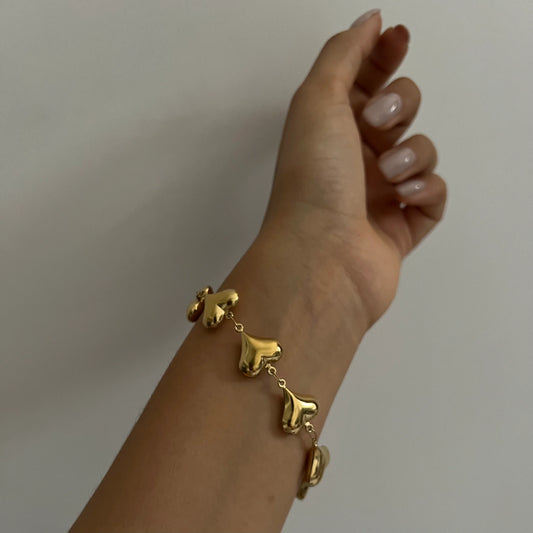 HEART-CHAIN-BRACELET