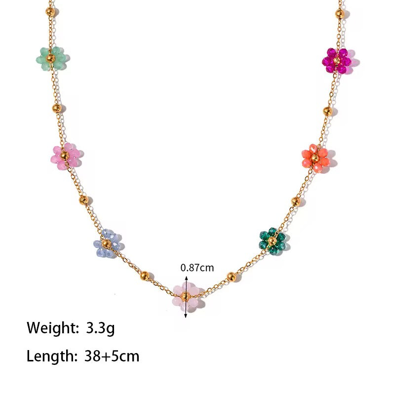MULTI FLORA NECKLACE