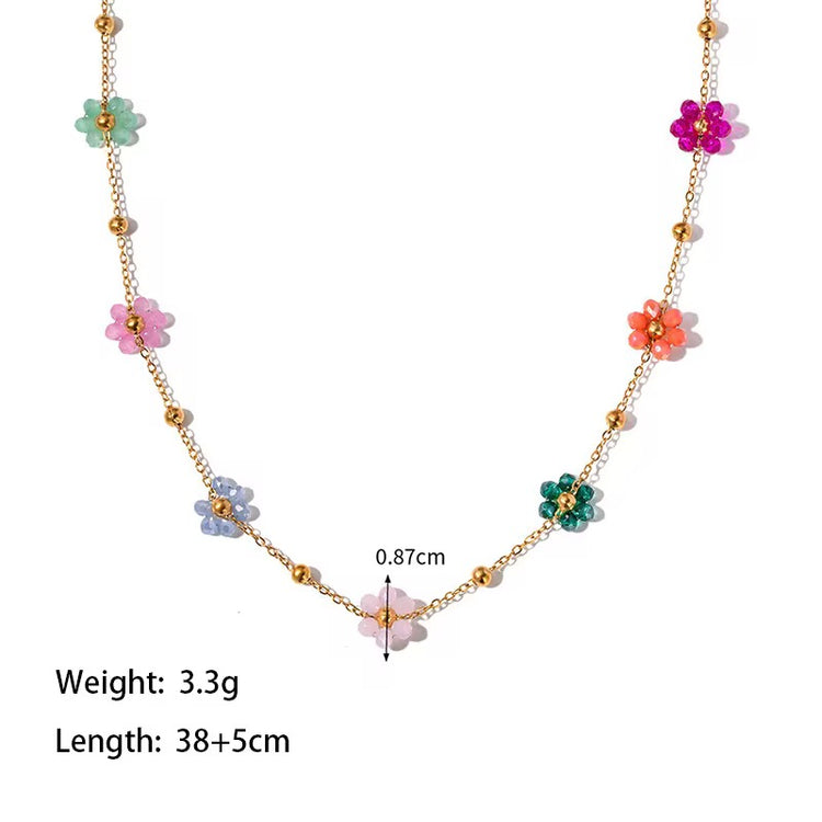 MULTI FLORA NECKLACE
