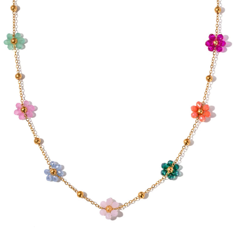 MULTI FLORA NECKLACE