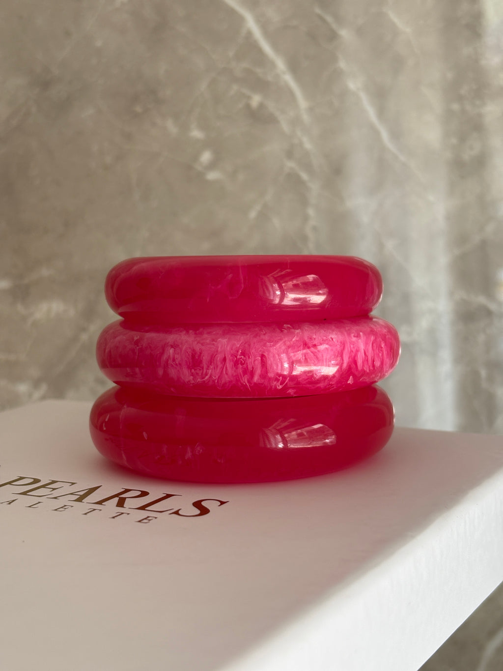 Raspberry Pop Bangles