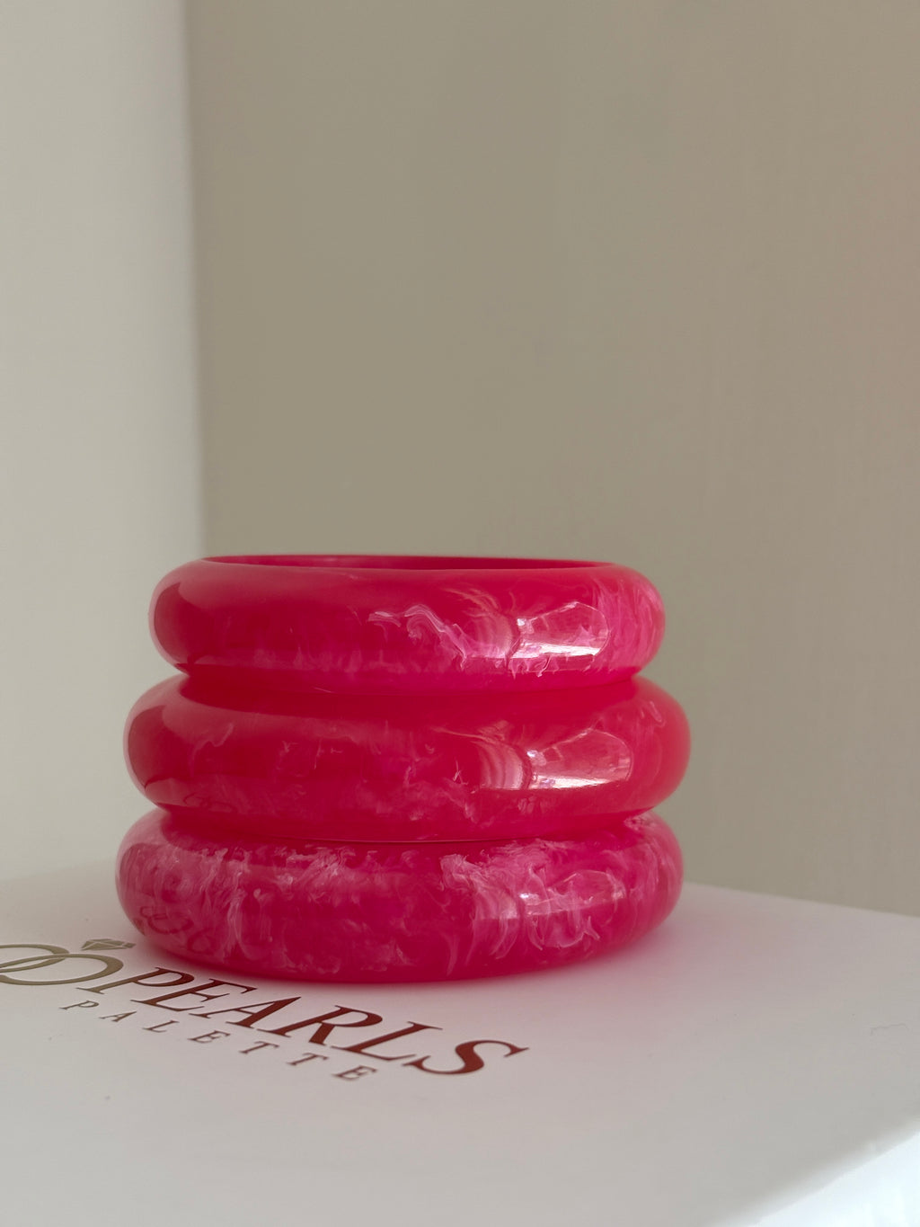 Raspberry Pop Bangles