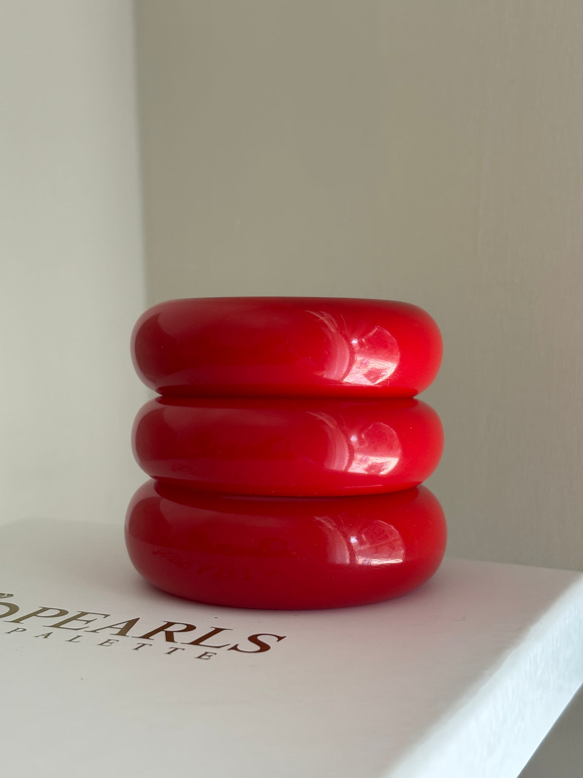 Cherry Red Dome Bangles