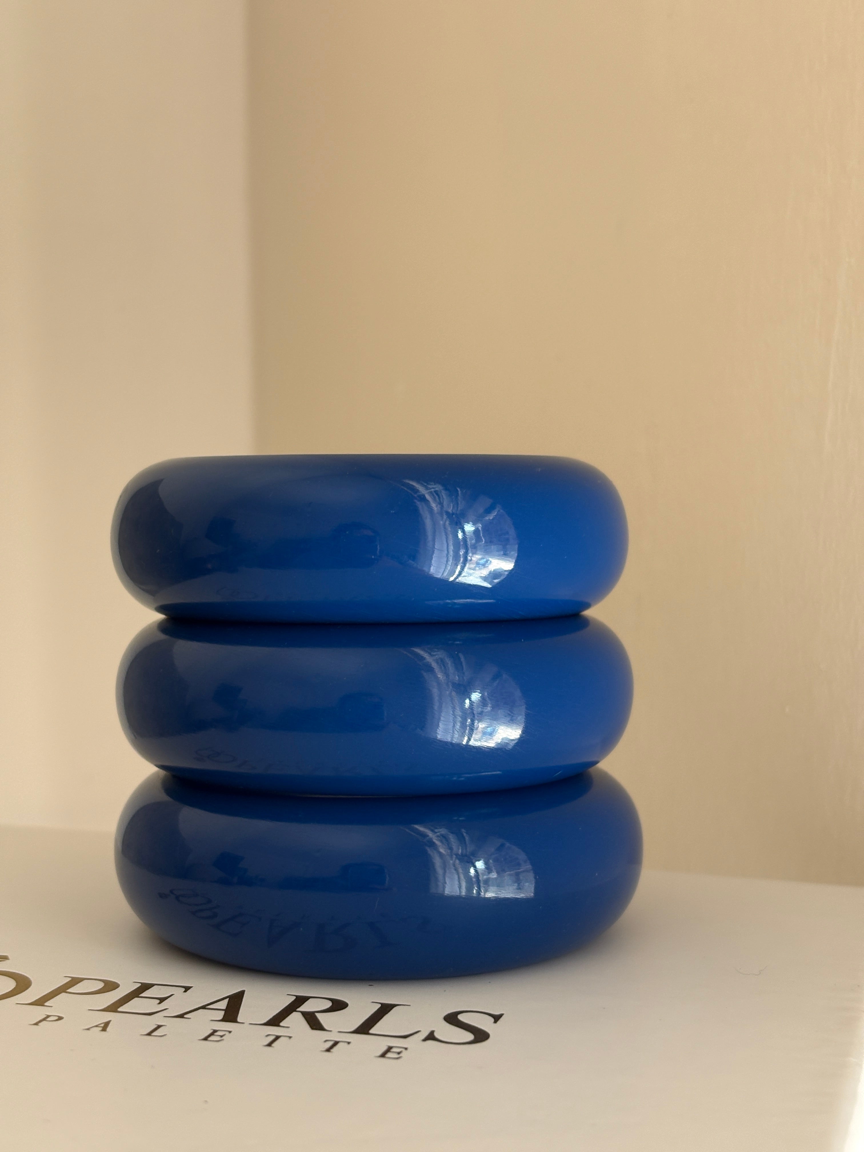 Royal Blue Chunky Bangles