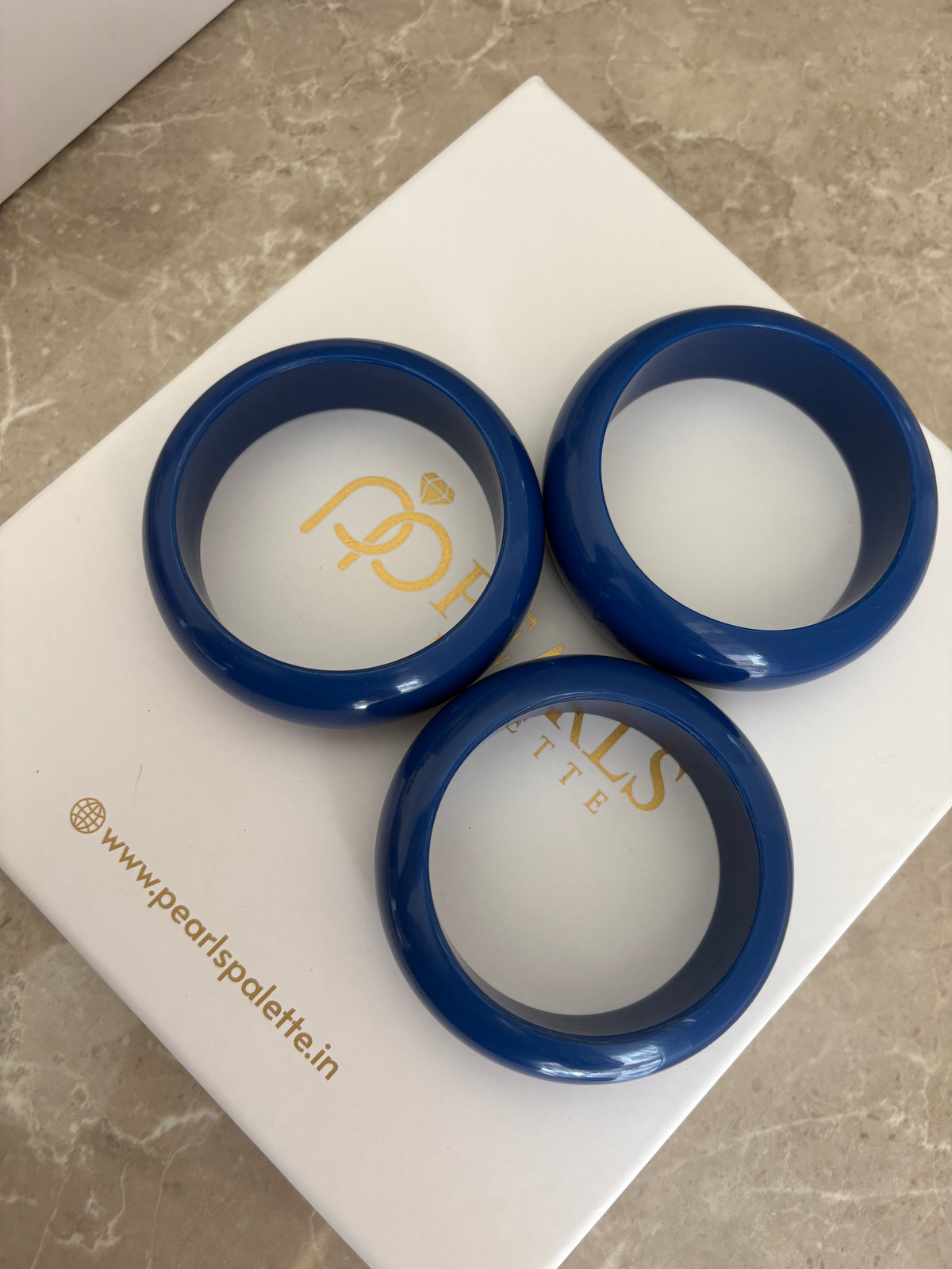 Royal Blue Chunky Bangles