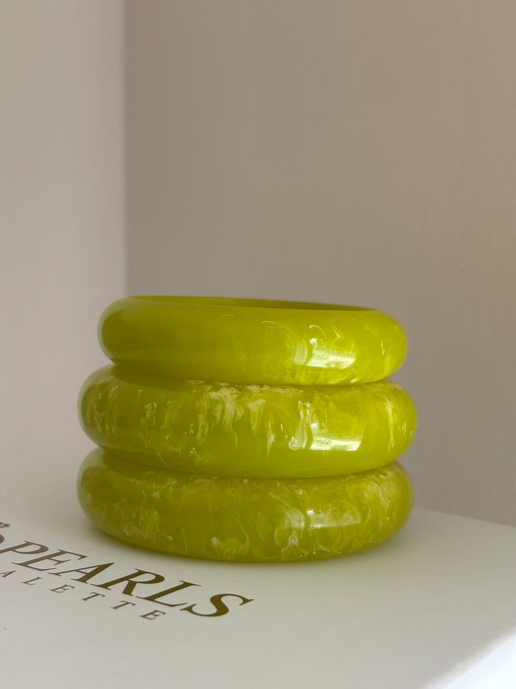 Lime Pop Chunky Bangles