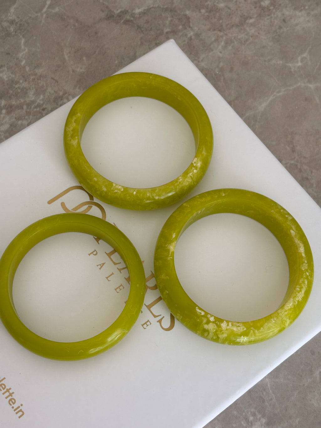 Lime Pop Chunky Bangles