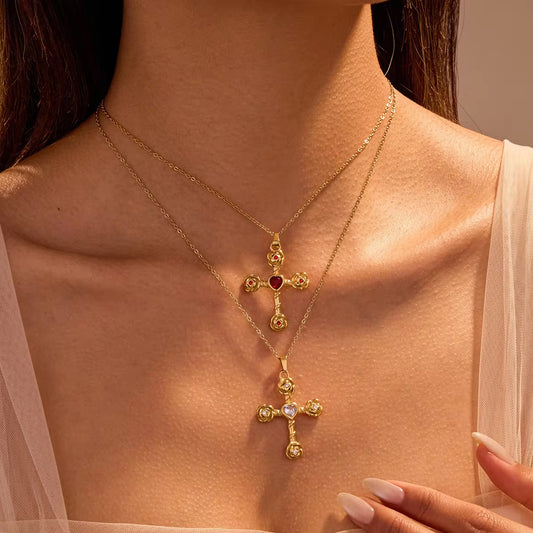 Divine Cross Necklace