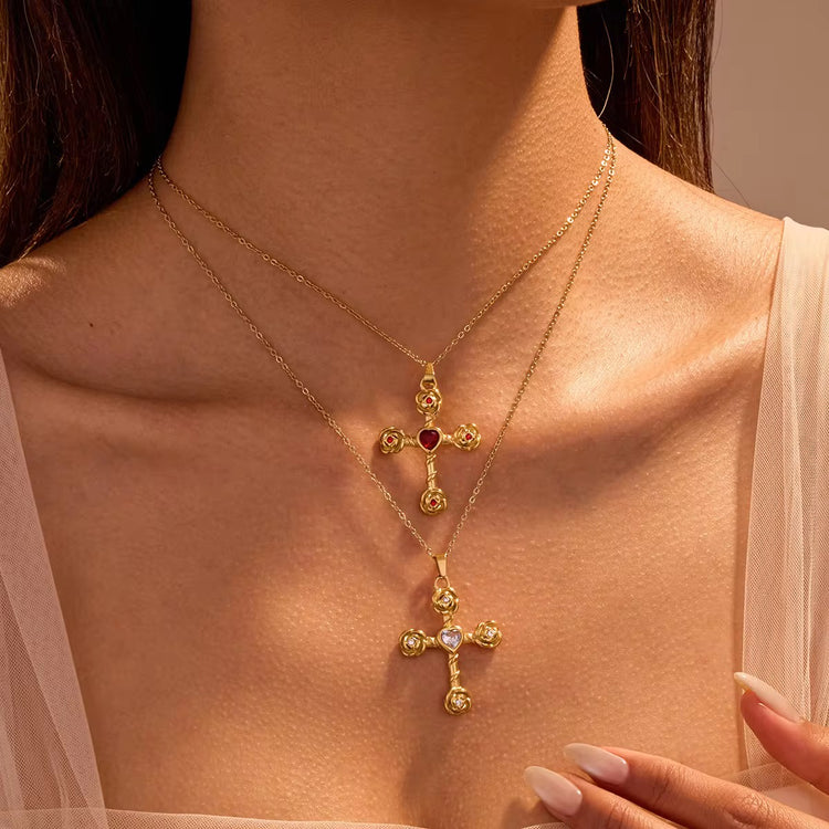 Divine Cross Necklace
