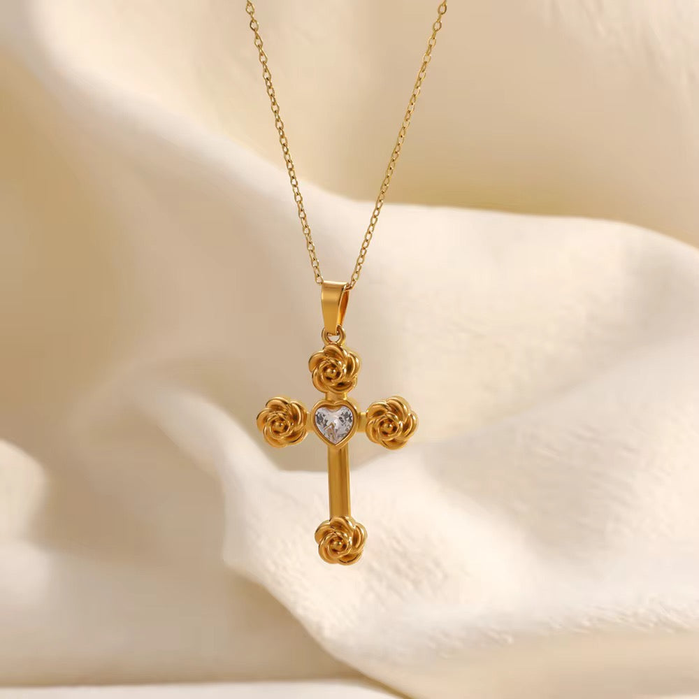 Divine Cross Necklace