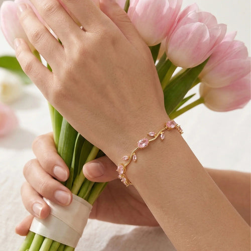AARNA-VIRAL-TULIP-BRACELET ( PINK)