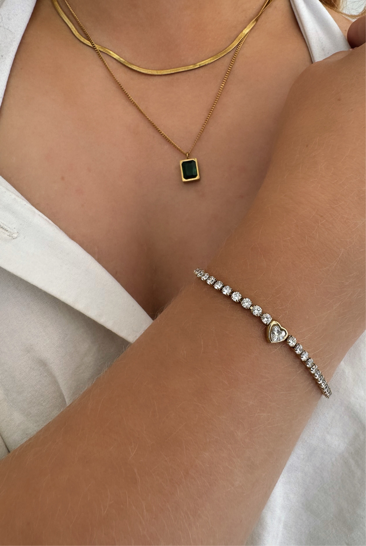 DATE TENNIS BRACELET