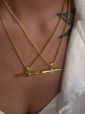 T-BAR NECKLACE