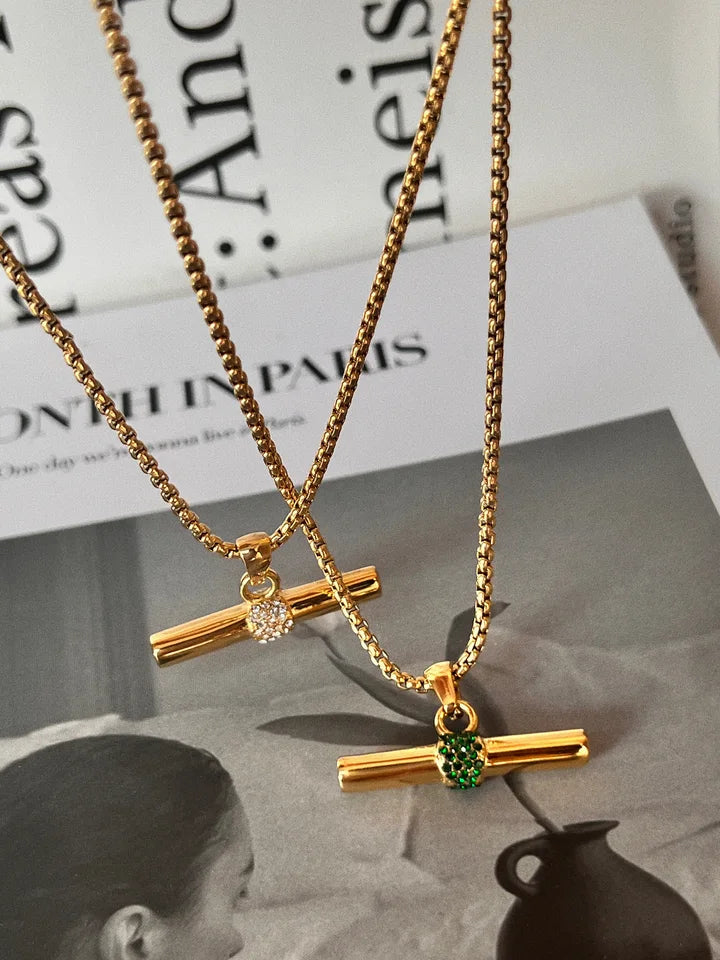 T-BAR NECKLACE