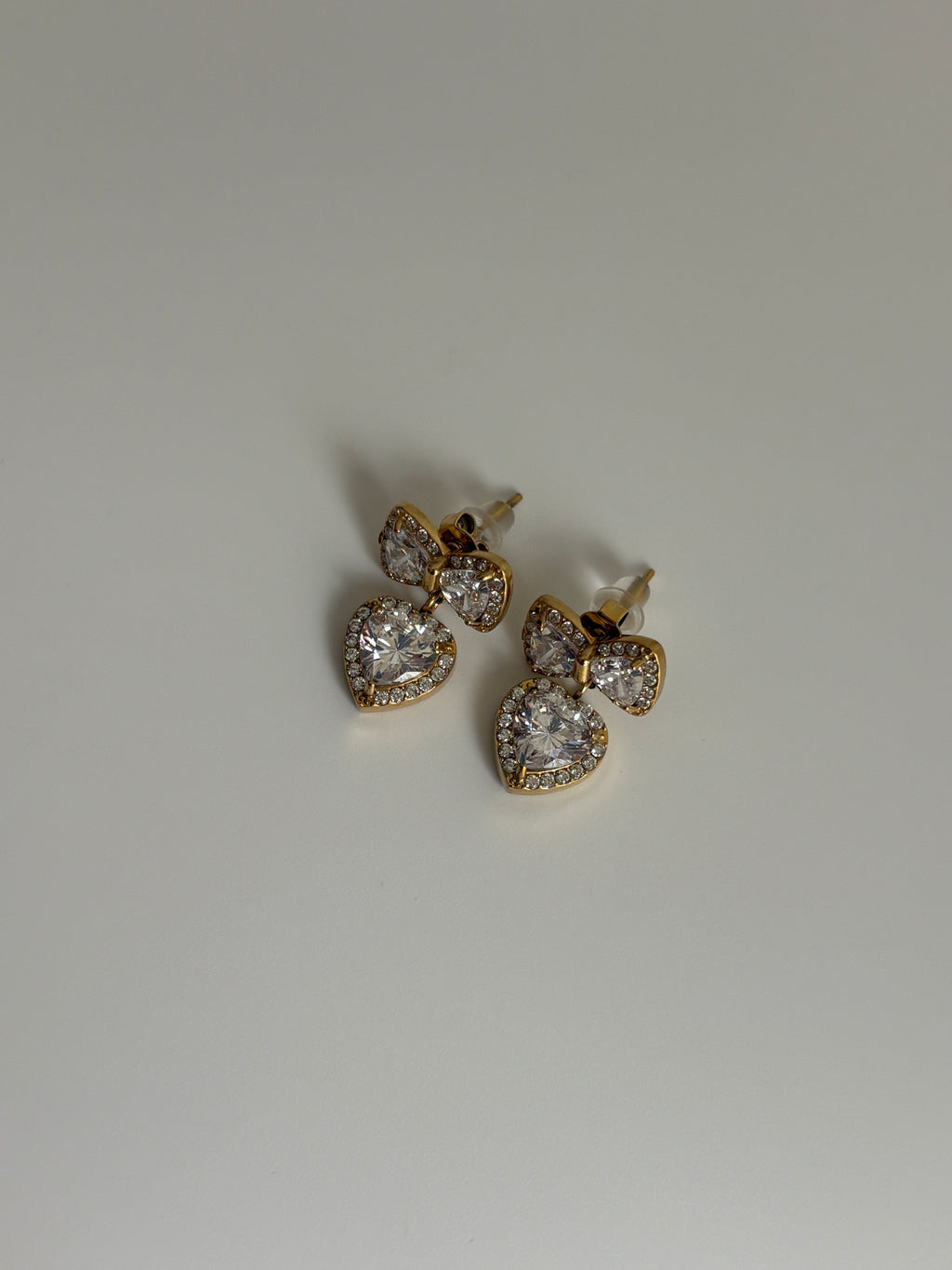 CELINA CRYSTAL BOW EARRINGS