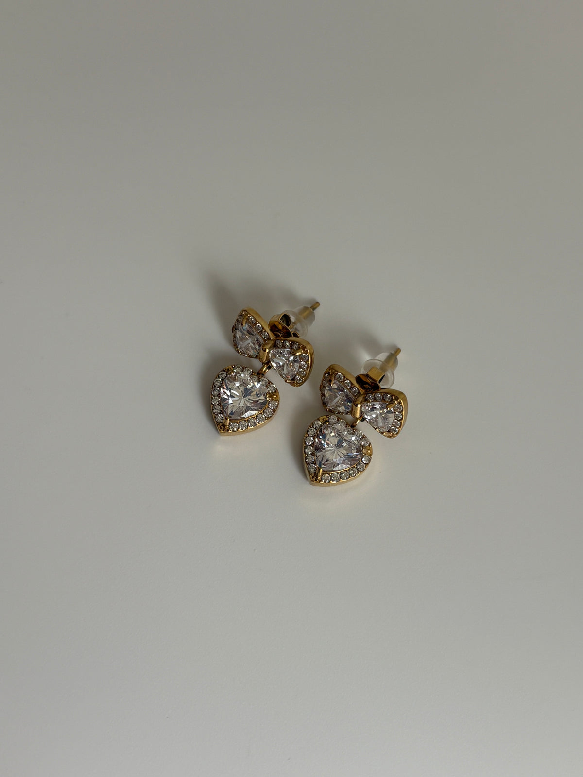 CELINA CRYSTAL BOW EARRINGS