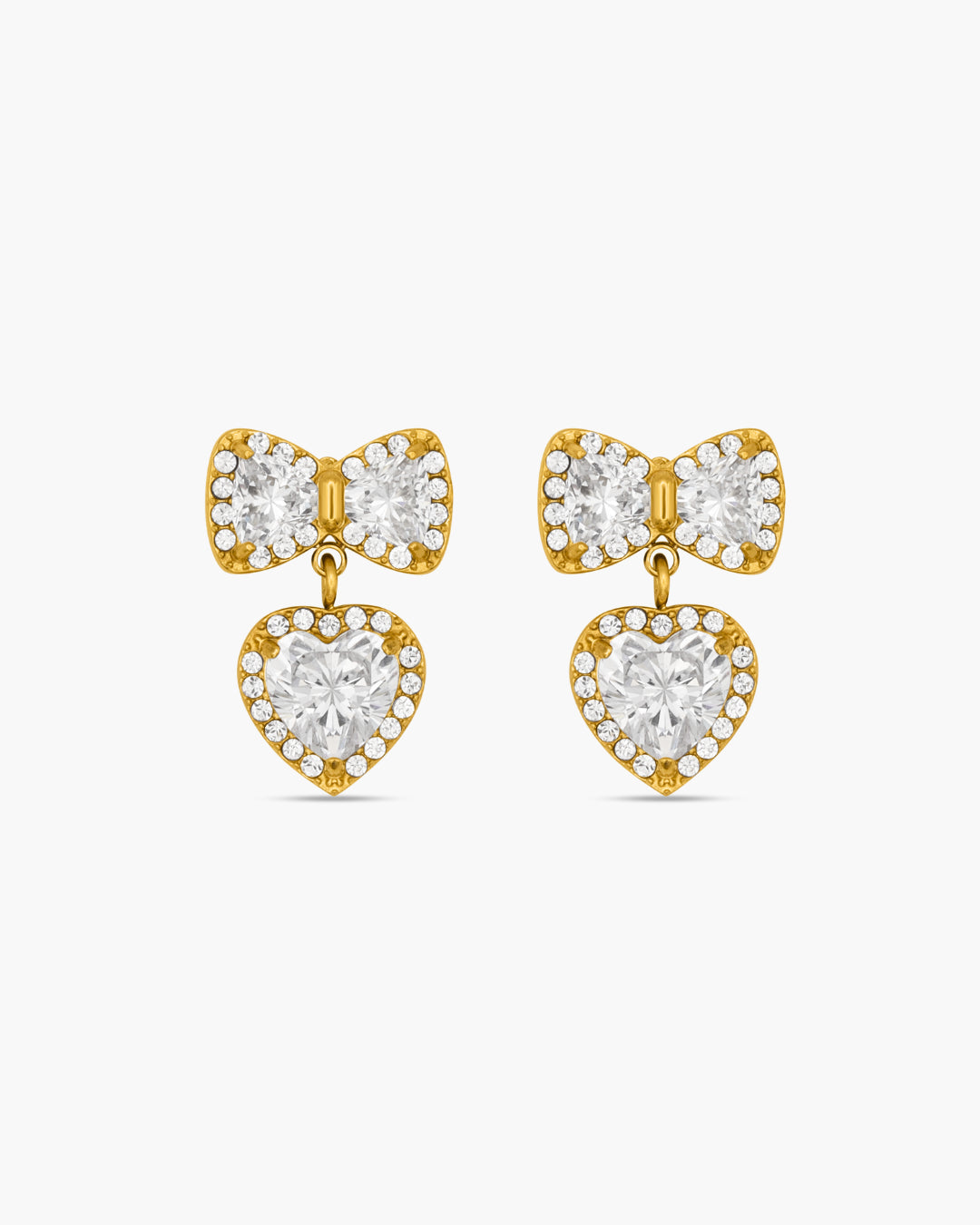 CELINA CRYSTAL BOW EARRINGS