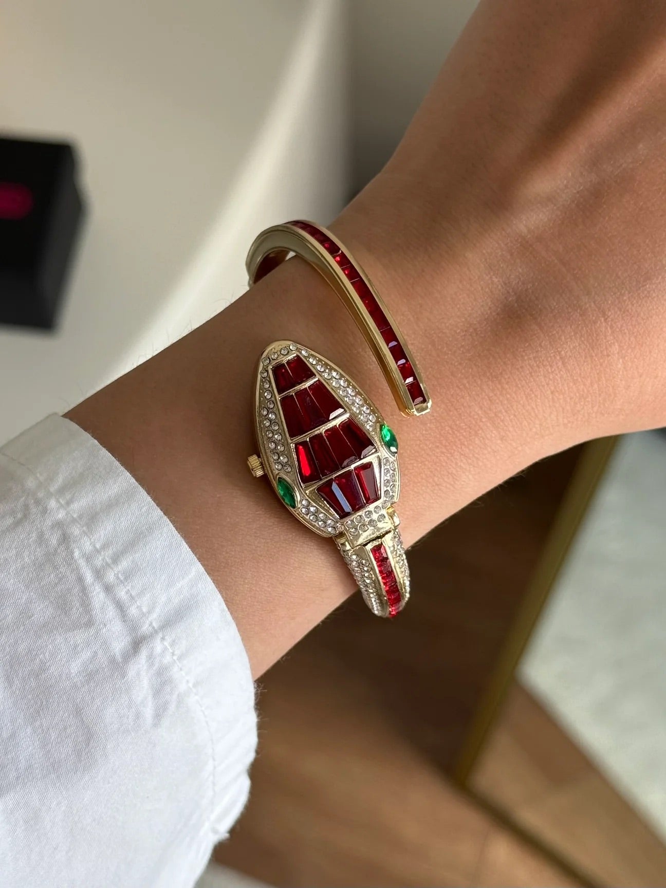 RUBY MIRAGE SERPENTINE WATCH