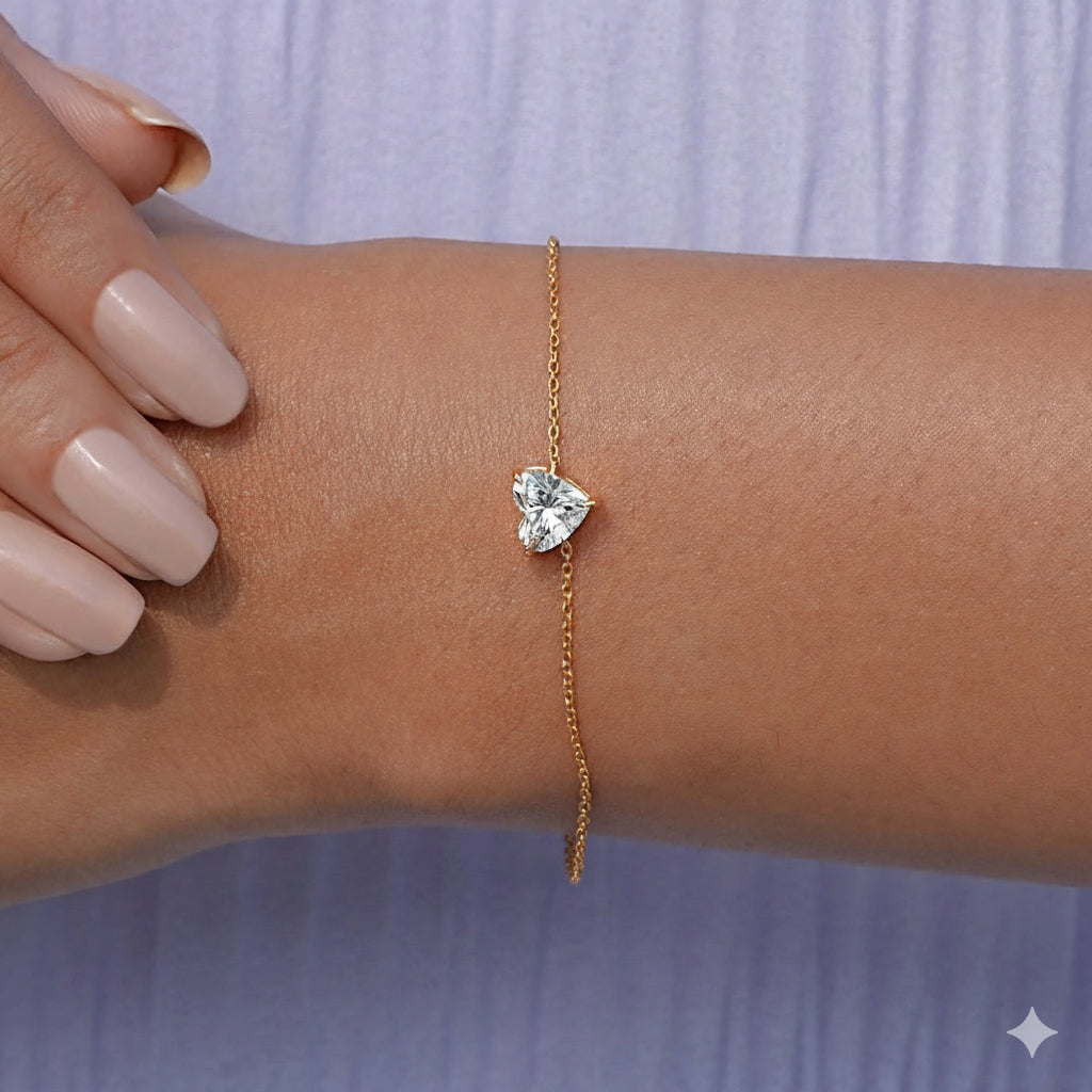 HEART-STONE- BRACELET