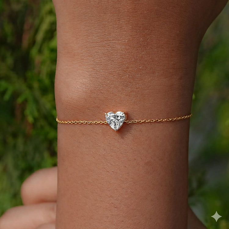 HEART-STONE- BRACELET