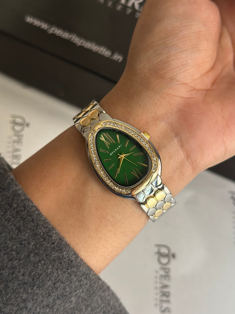 VERDANT VINTAGE WATCH ( GREEN DIAL)