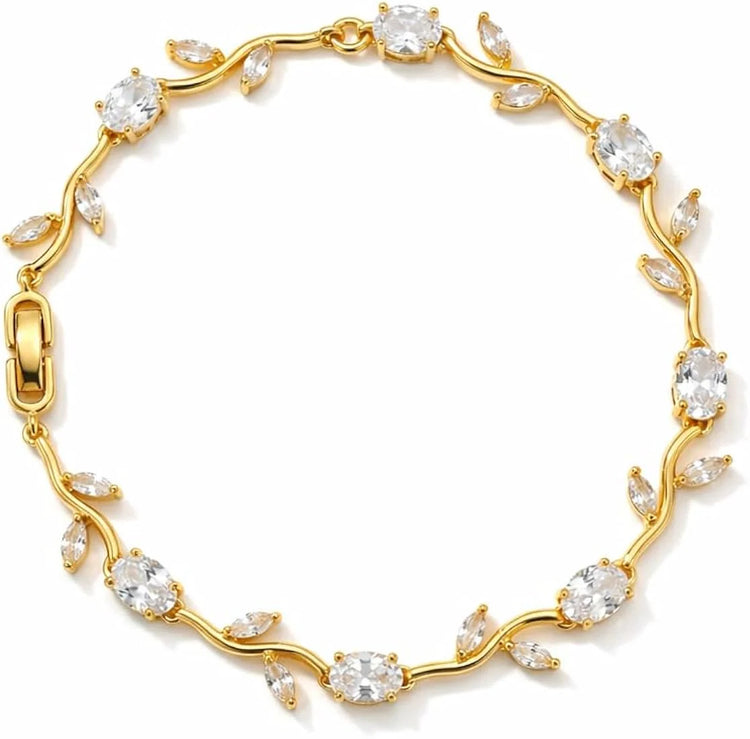 AMMY-VIRAL-COCONUT-TULIP-BRACELET ( Gold)