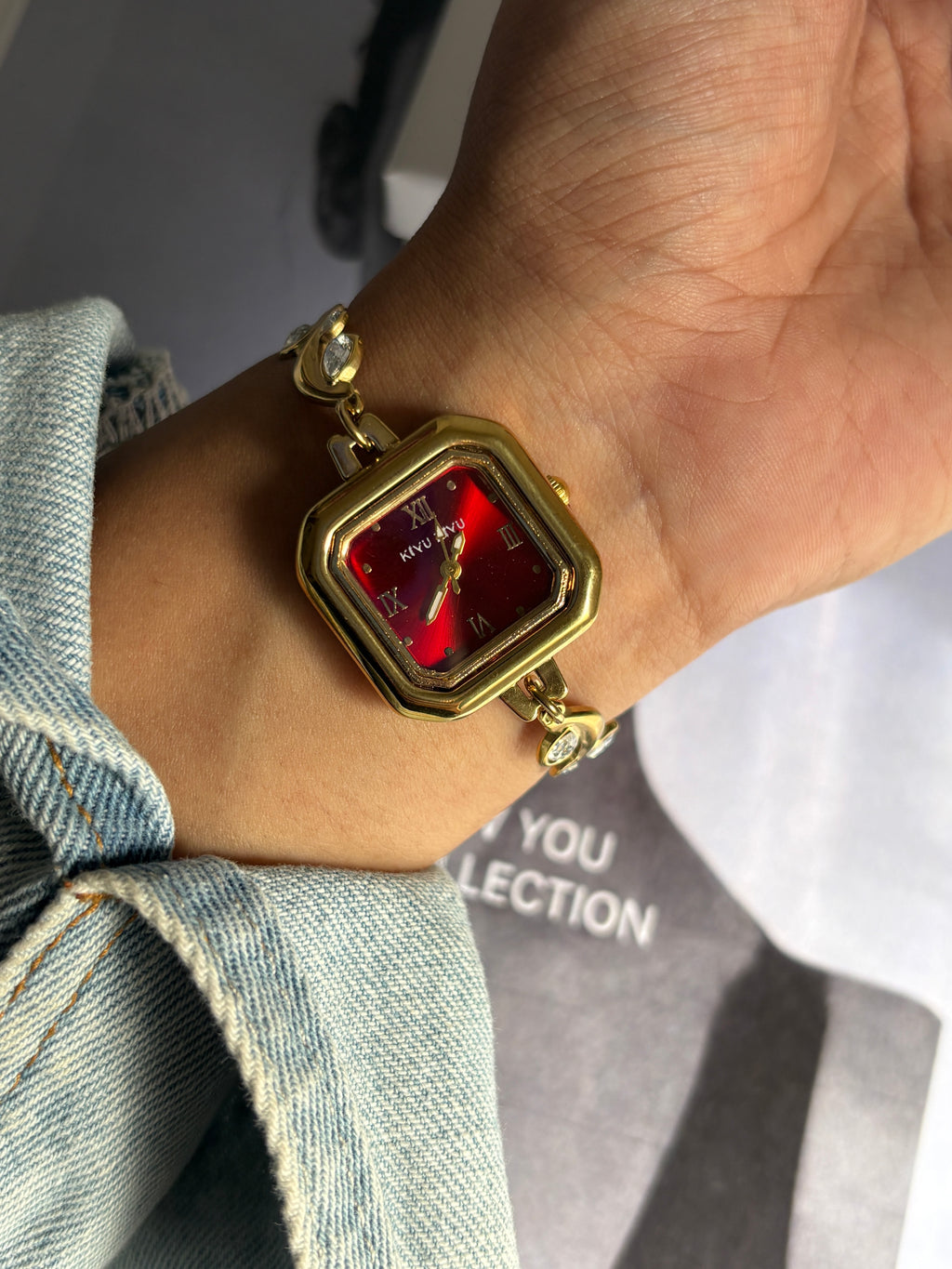 AMMY ROSE BLUSH VINTAGE WATCH
